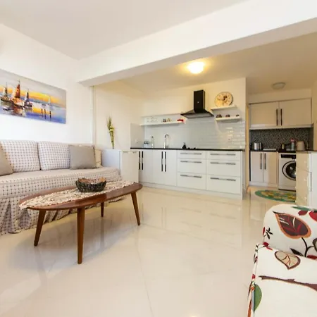 Sleek House With Garden Right By Sea In Bodrum Karabag